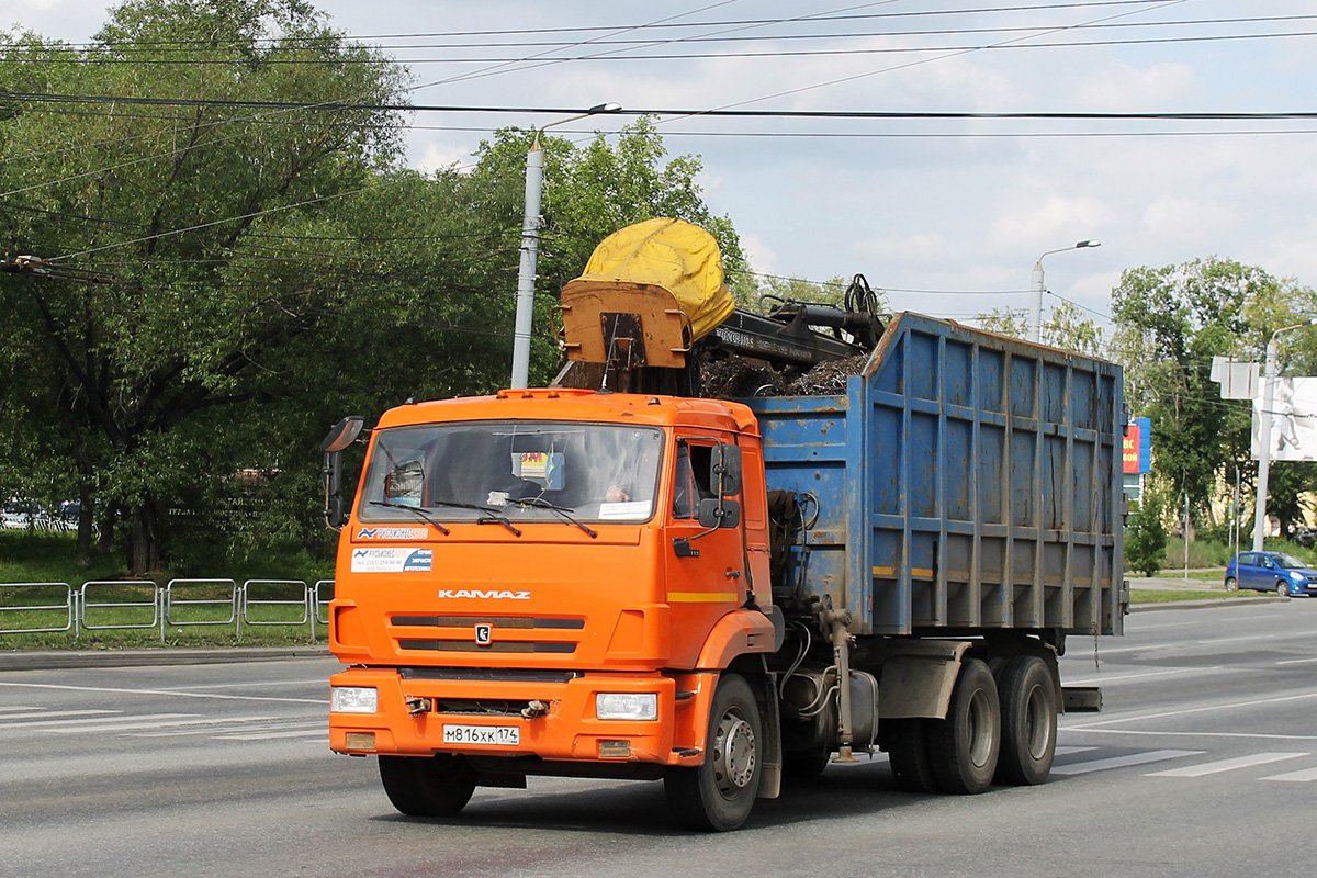 Челябинская область, № М 816 ХК 174 — КамАЗ-65115 (общая модель)