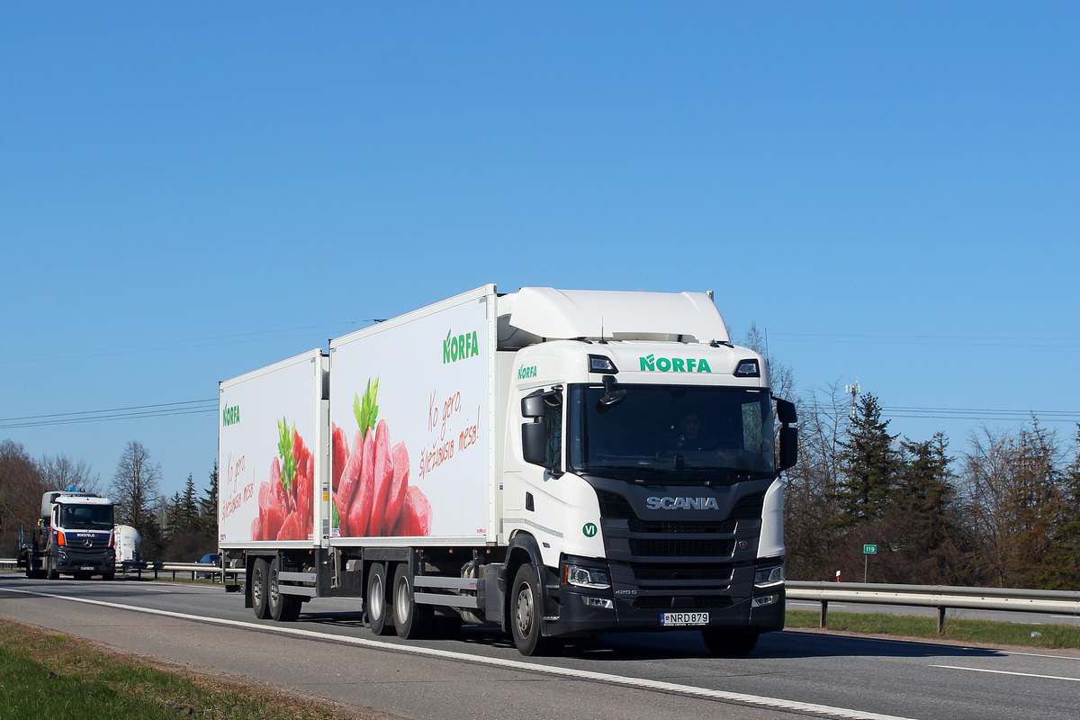 Литва, № NRD 879 — Scania ('2016) G-Series (общ. м)