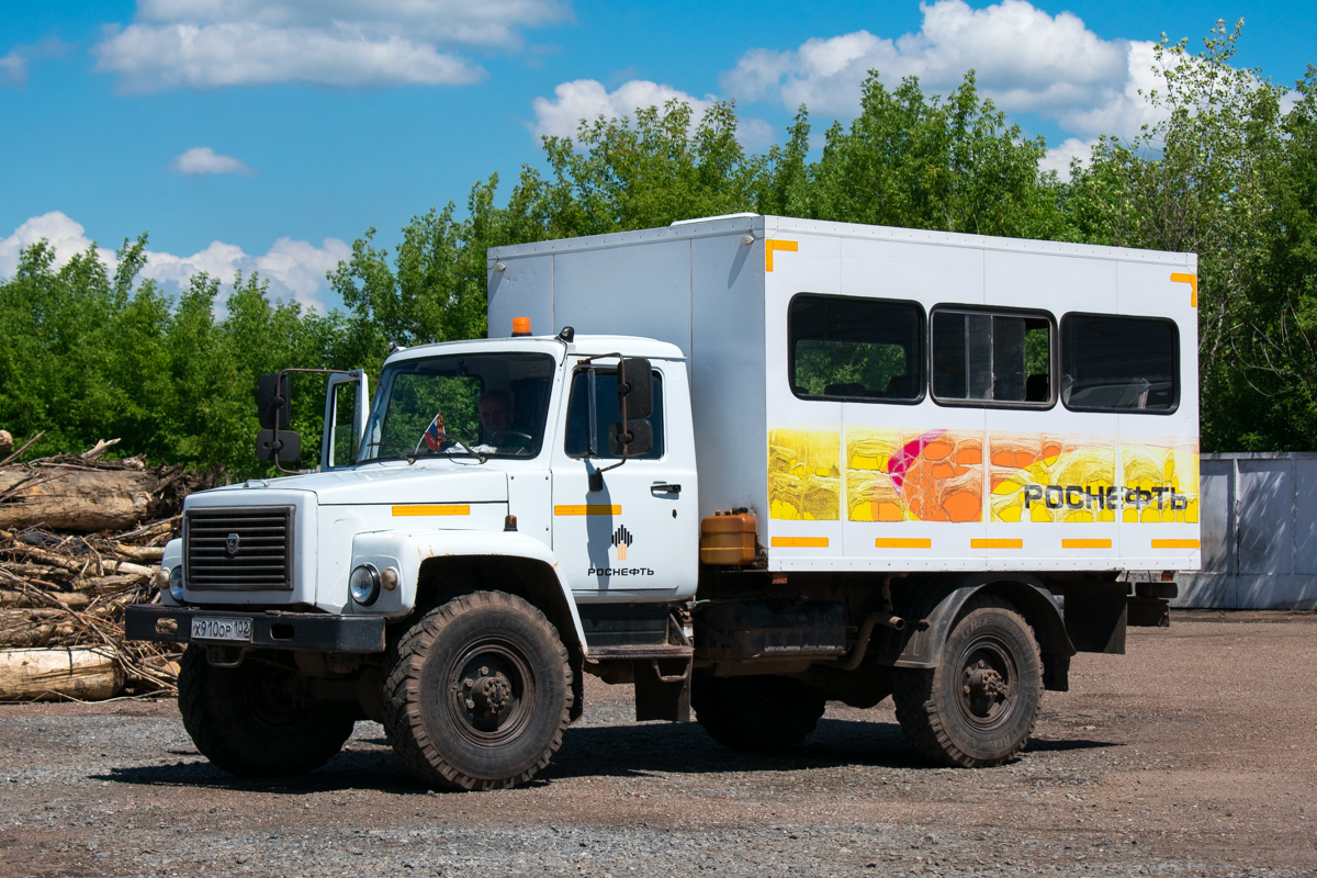 Башкортостан, № Х 910 ОР 102 — ГАЗ-3308 (общая модель)