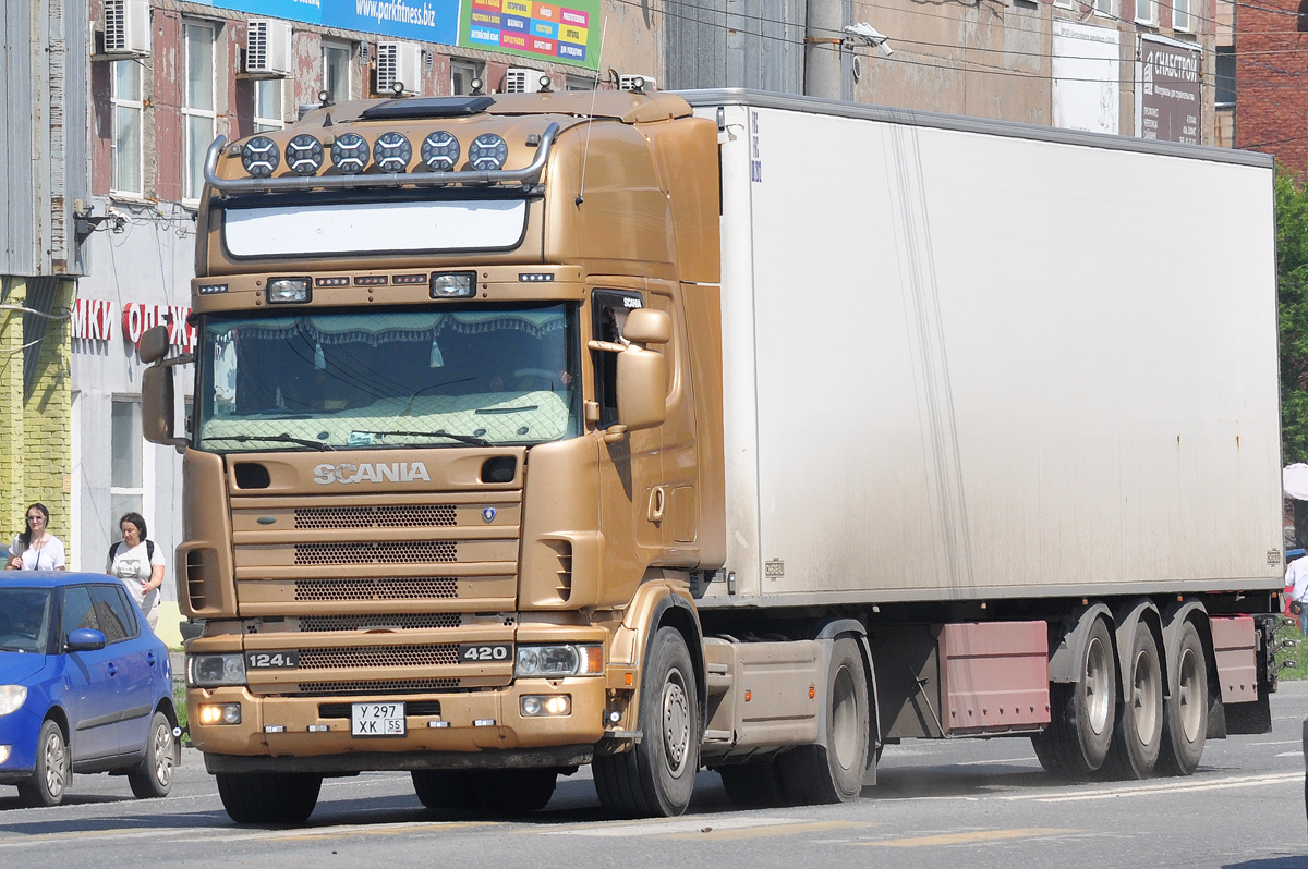 Омская область, № У 297 ХК 55 — Scania ('1996) R124L