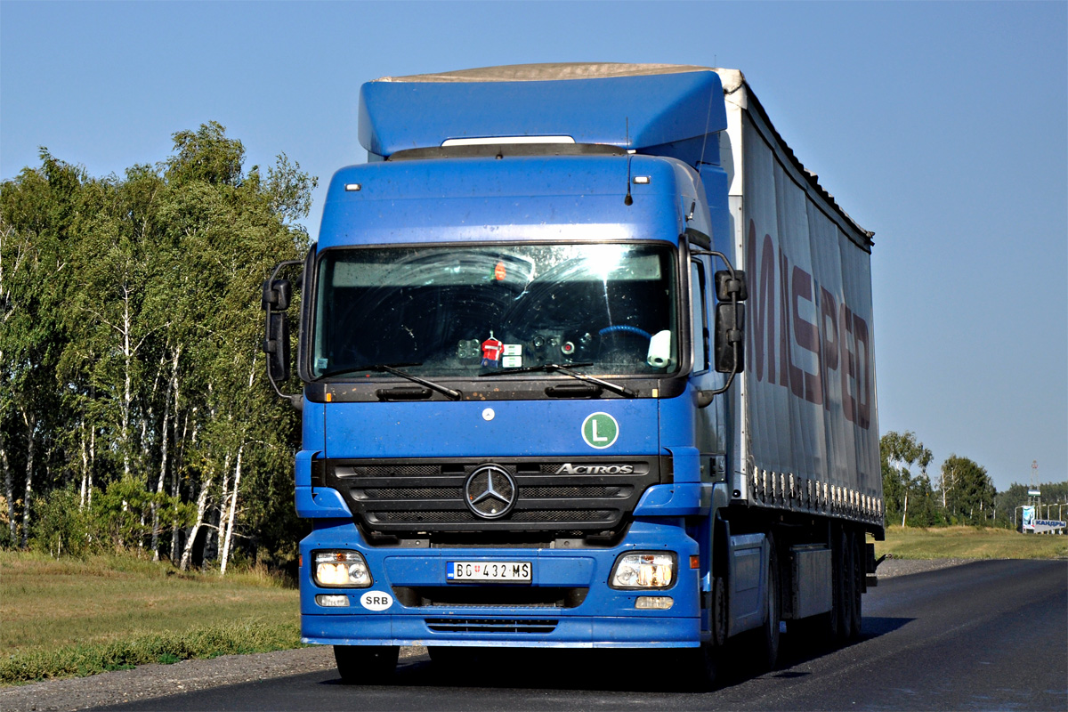 Сербия, № BG 432-MS — Mercedes-Benz Actros ('2003)