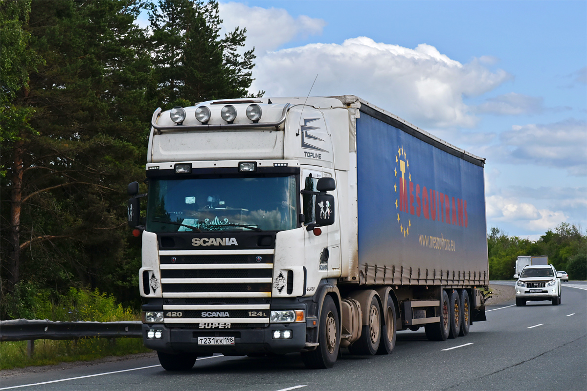 Санкт-Петербург, № Т 231 КК 198 — Scania ('1996) R124L