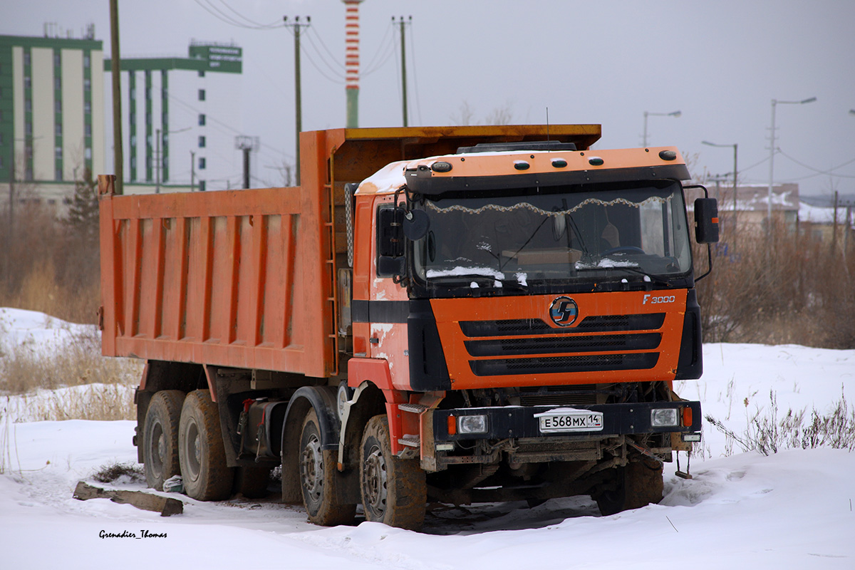 Саха (Якутия), № Е 568 МХ 14 — Shaanxi Shacman F3000 SX331x