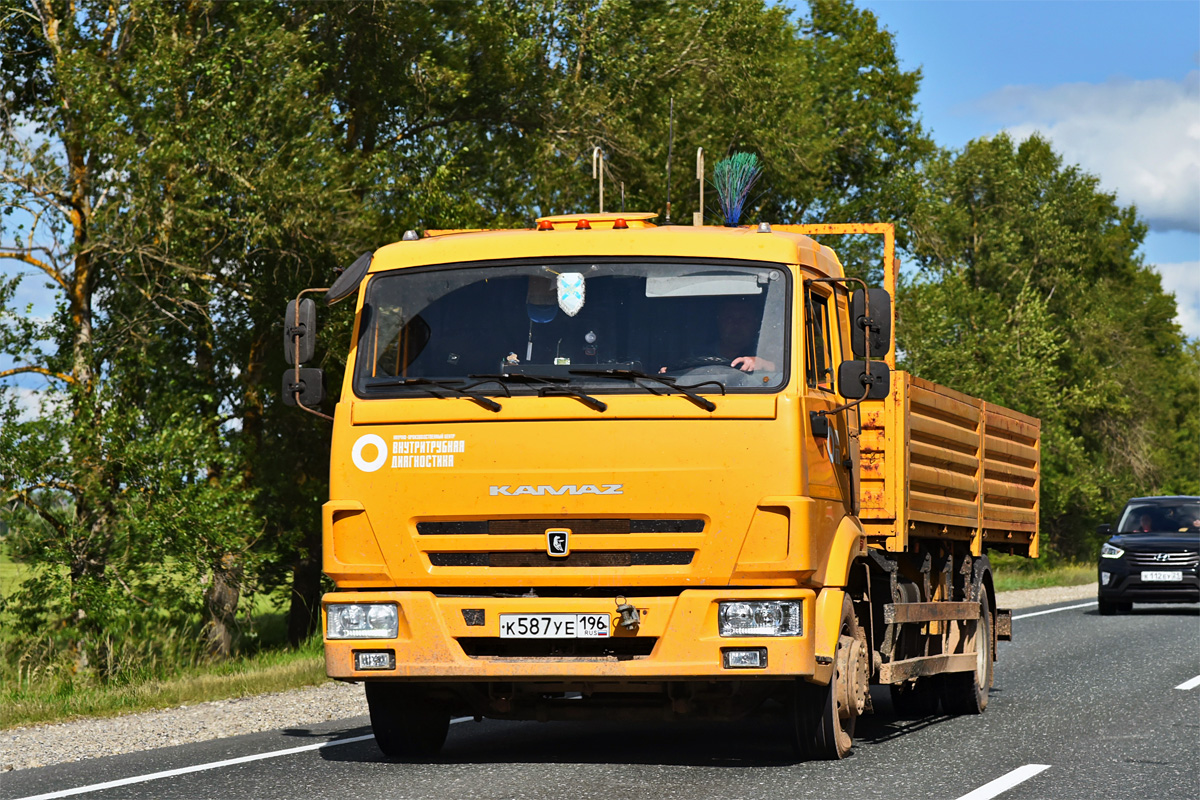 Свердловская область, № К 587 УЕ 196 — КамАЗ-4308-G5(69)