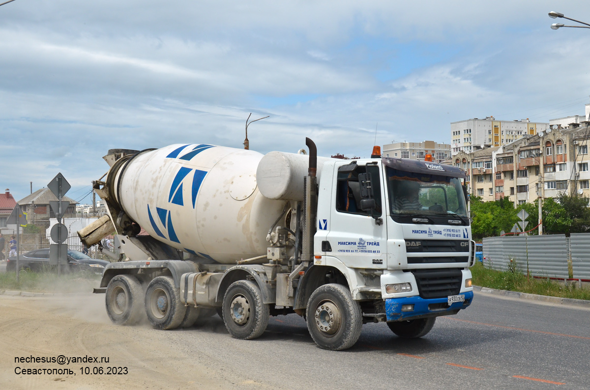 Севастополь, № А 930 СВ 92 — DAF CF85 FAD