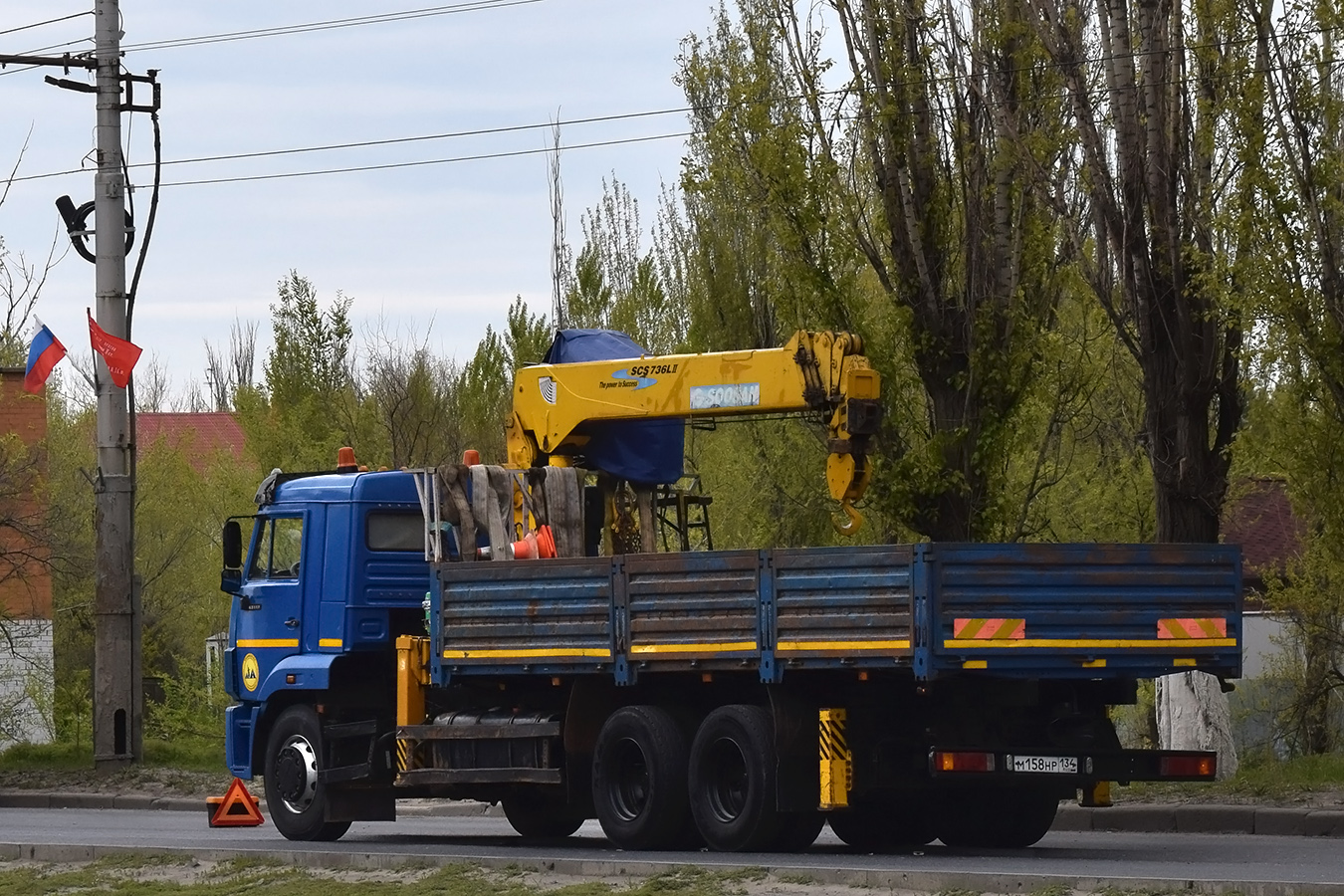 Волгоградская область, № М 158 НР 134 — КамАЗ-65117-N3(78)