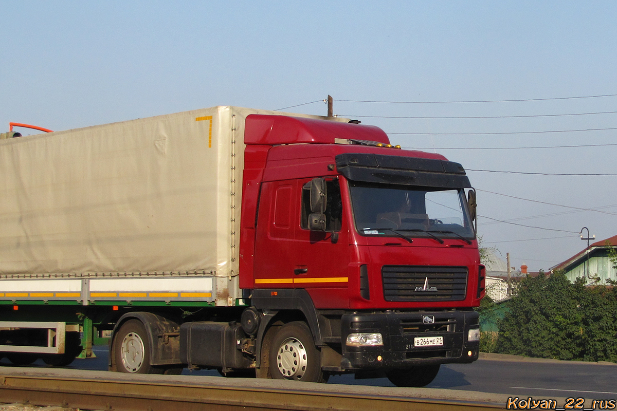 Чувашия, № В 266 МЕ 21 — МАЗ-5440A9
