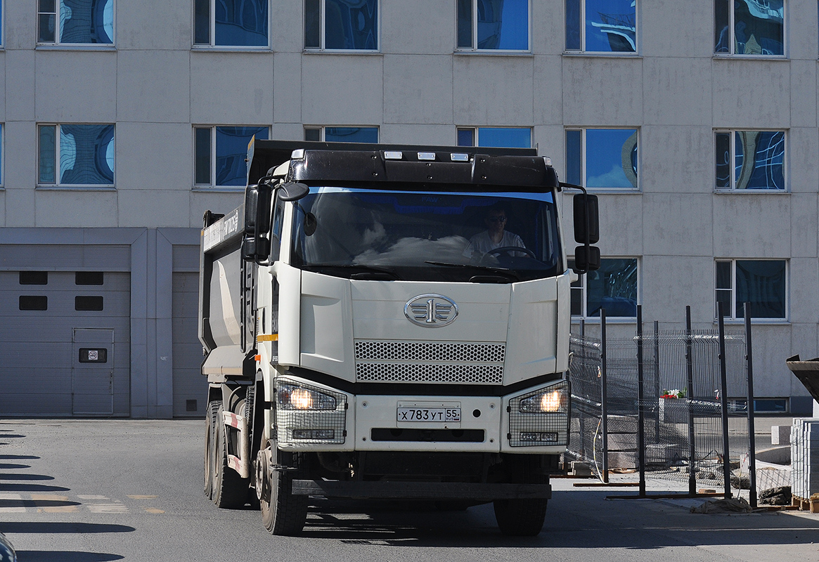 Омская область, № Х 783 УТ 55 — FAW J6 CA3250