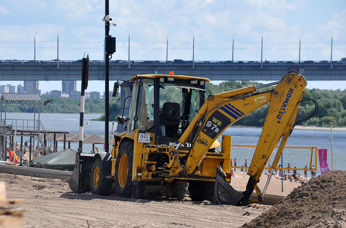 Омская область, № 2622 АВ 55 — Komatsu WB97