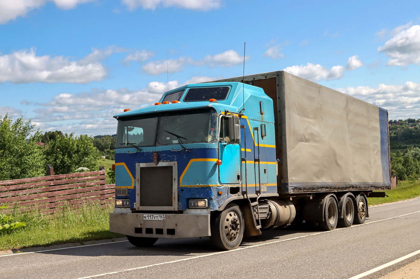 Ленинградская область, № К 117 УТ 147 — Kenworth K100