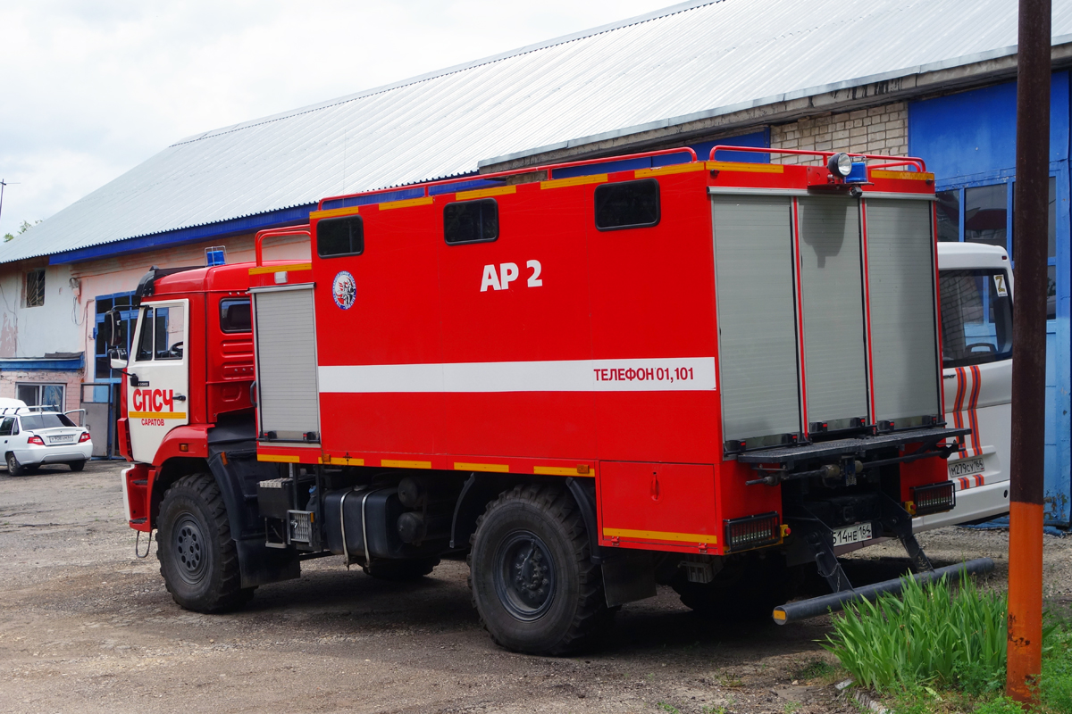 Саратовская область, № В 514 НЕ 164 — КамАЗ-43502-D5(66)