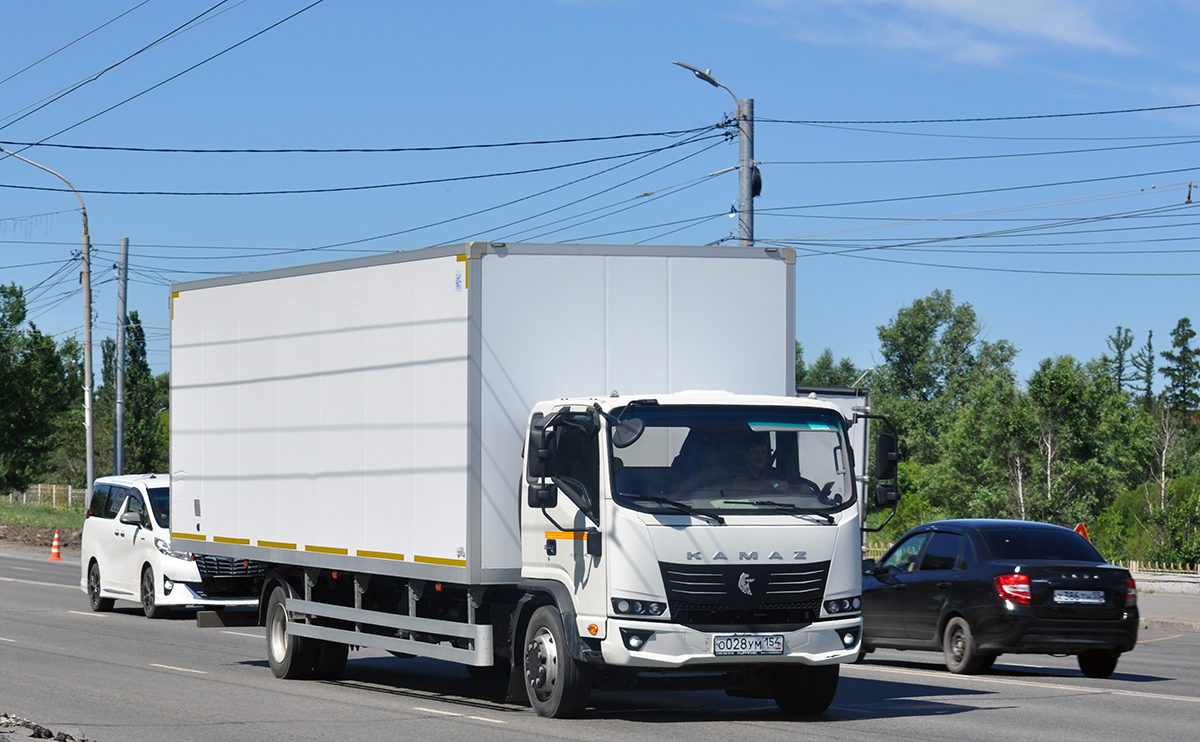 Новосибирская область, № О 028 УМ 154 — КамАЗ-43089-F5 "Компас 9"