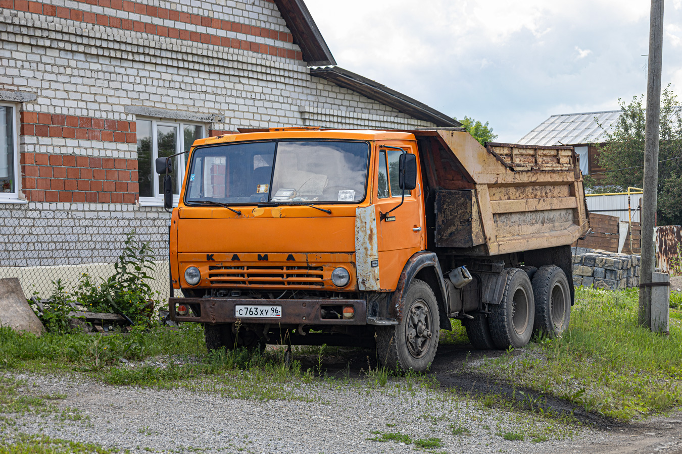 Свердловская область, № С 763 ХУ 96 — КамАЗ-5511