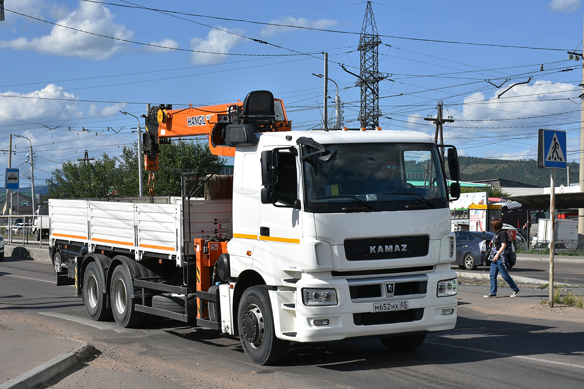 Бурятия, № М 652 НХ 03 — КамАЗ-65207-S5(87)