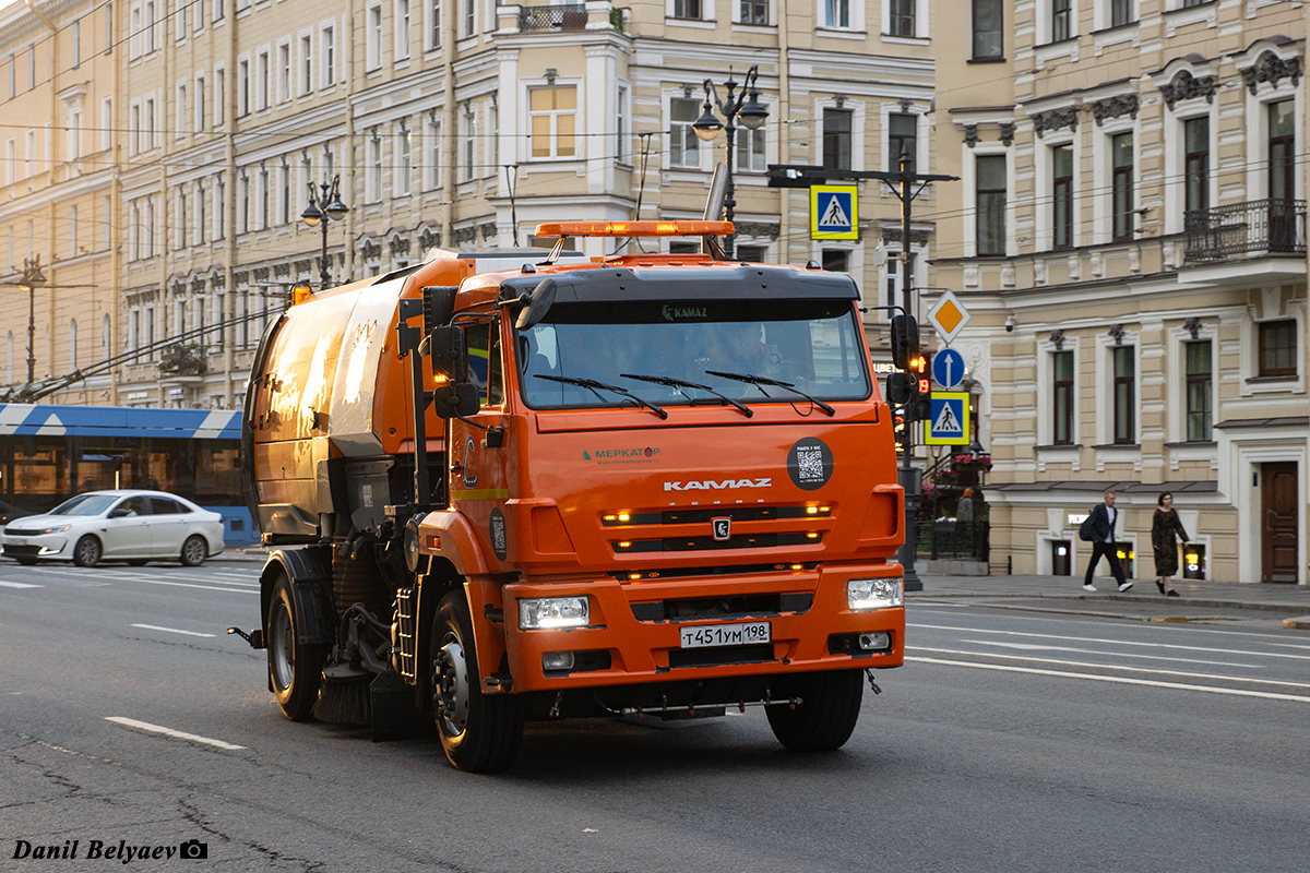 Санкт-Петербург, № Т 451 УМ 198 — КамАЗ-53605 (общая модель)