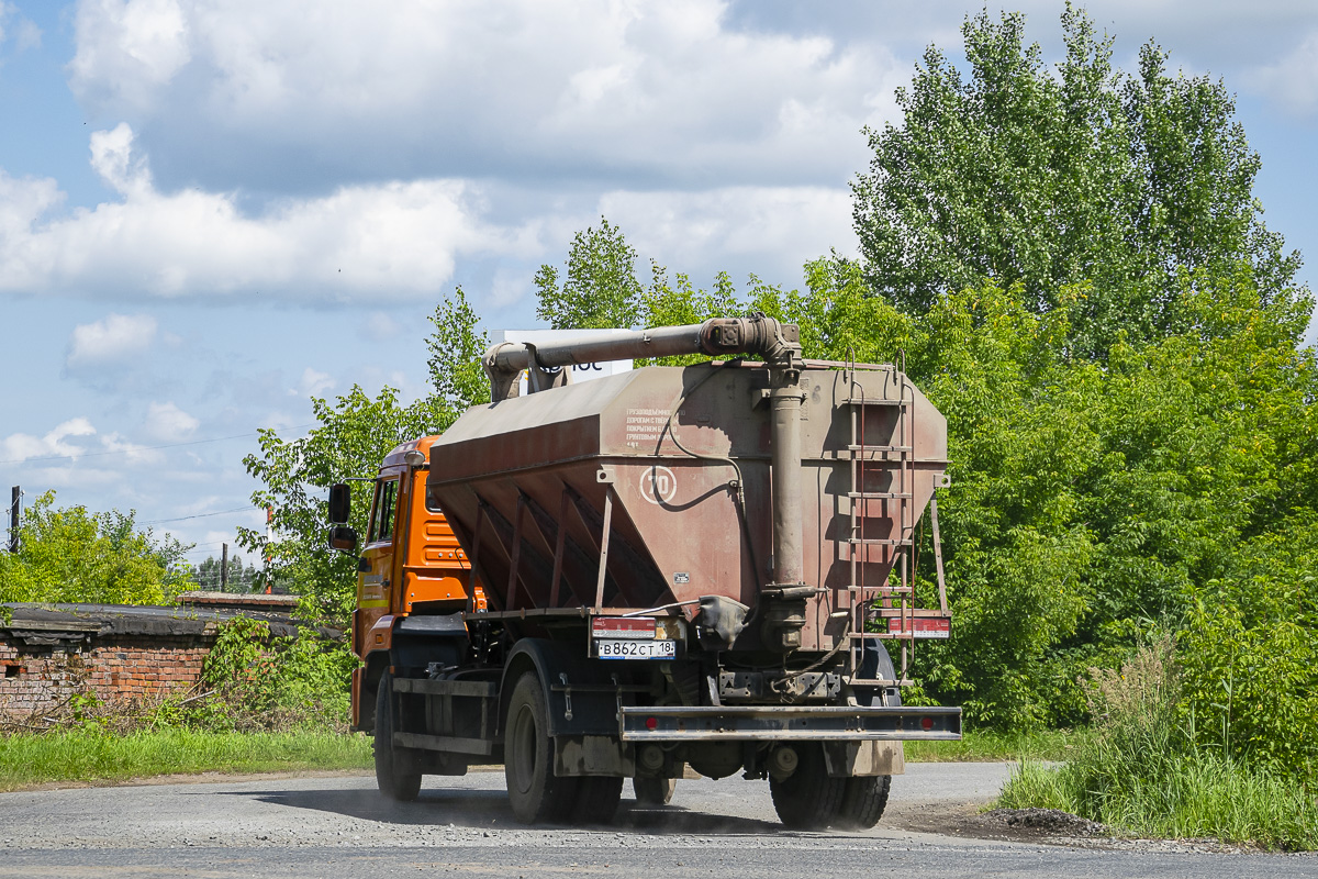 Удмуртия, № В 862 СТ 18 — КамАЗ-43255-G5(69)
