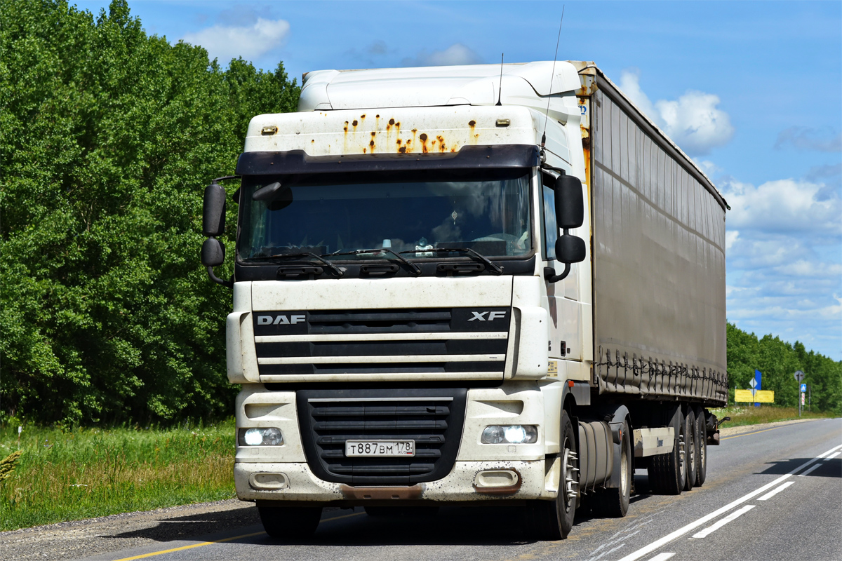 Санкт-Петербург, № Т 887 ВМ 178 — DAF XF105 FT