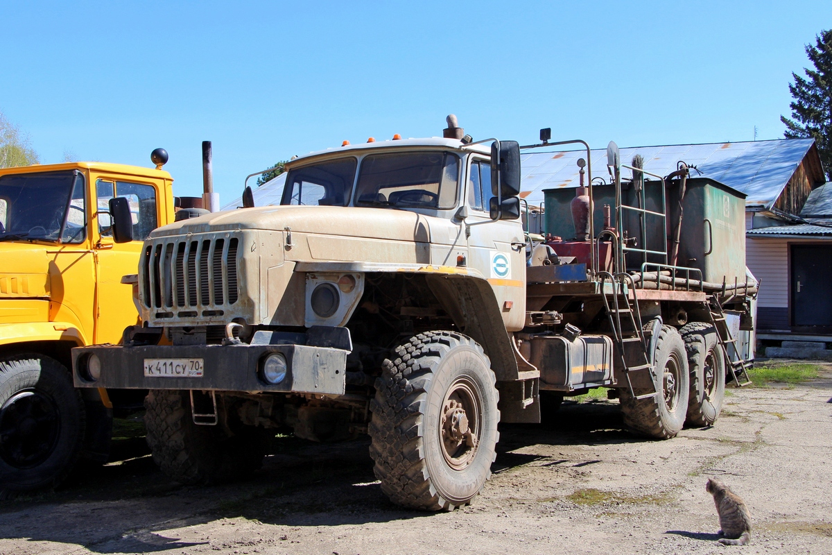 Томская область, № К 411 СУ 70 — Урал-4320-60