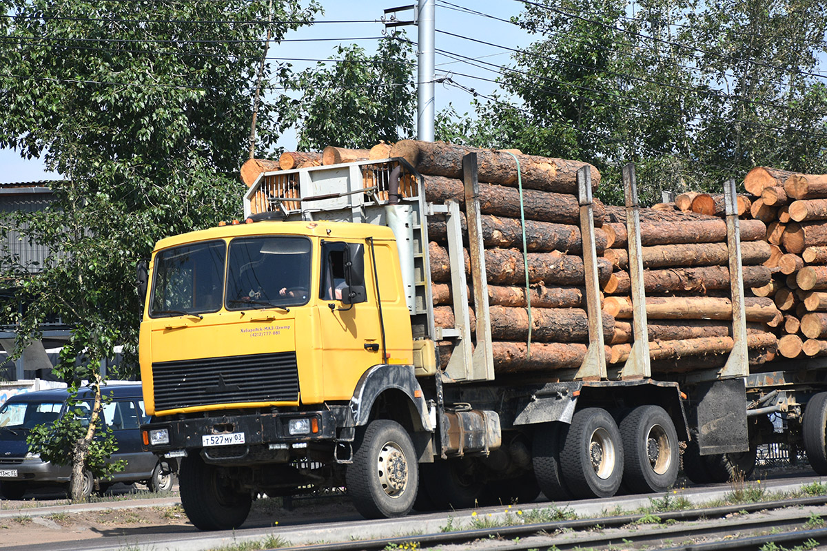 Бурятия, № Т 527 МУ 03 — МАЗ-6317X9
