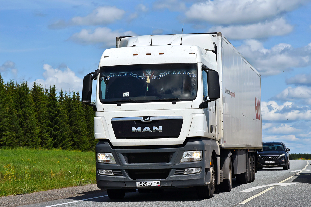 Московская область, № В 529 СА 750 — MAN TGX ('2007) 18.400