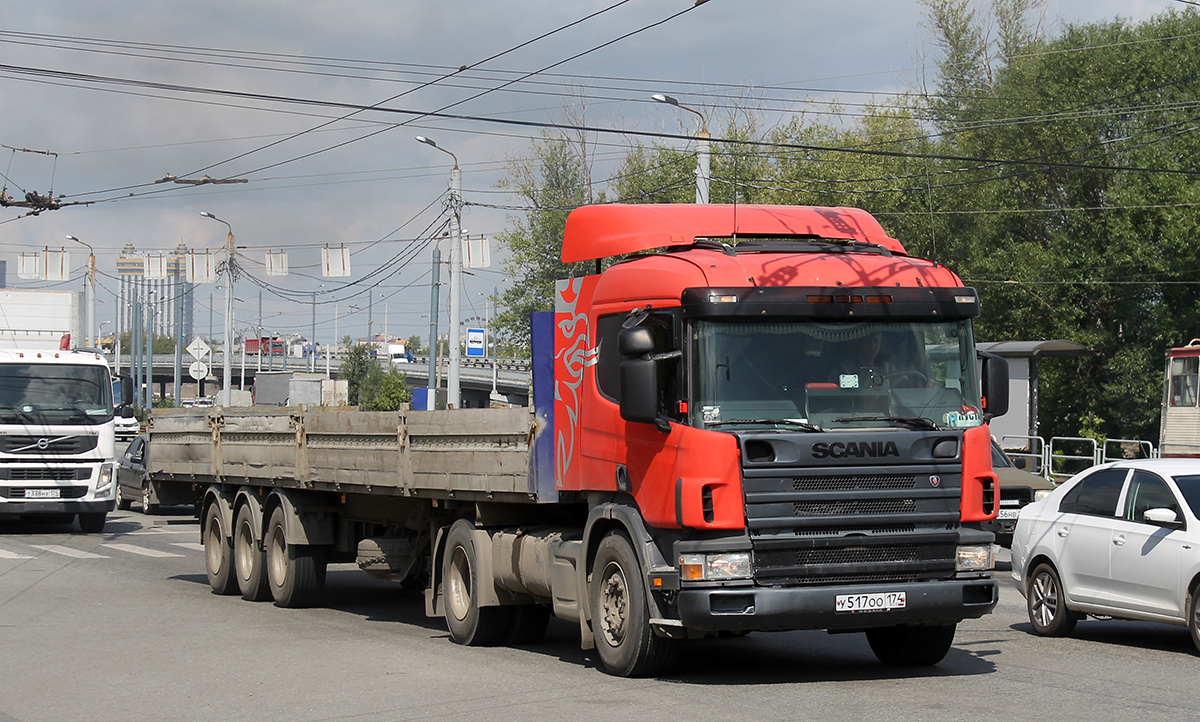 Челябинская область, № У 517 ОО 174 — Scania ('1996) P114G