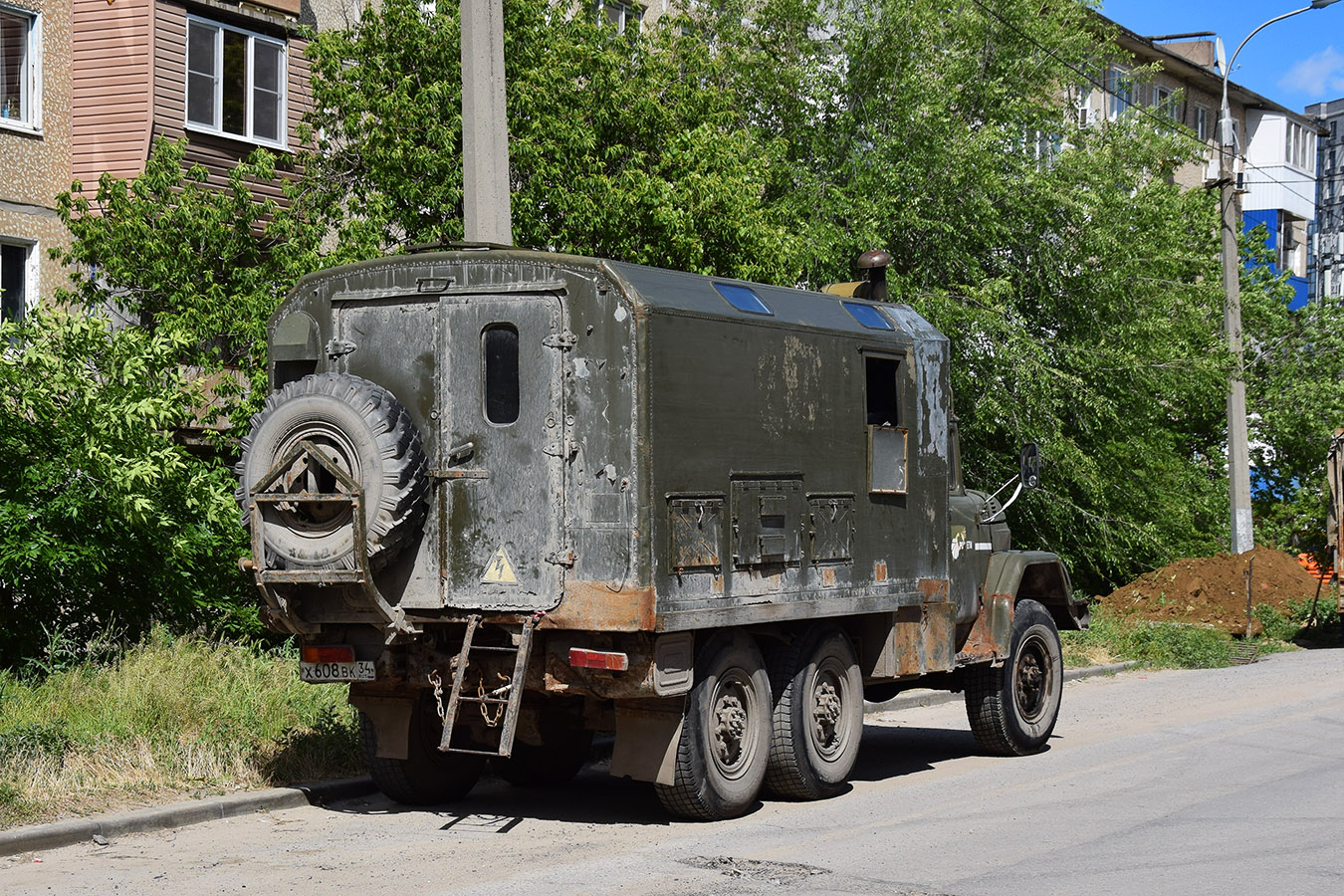 Волгоградская область, № Х 608 ВК 34 — ЗИЛ-131