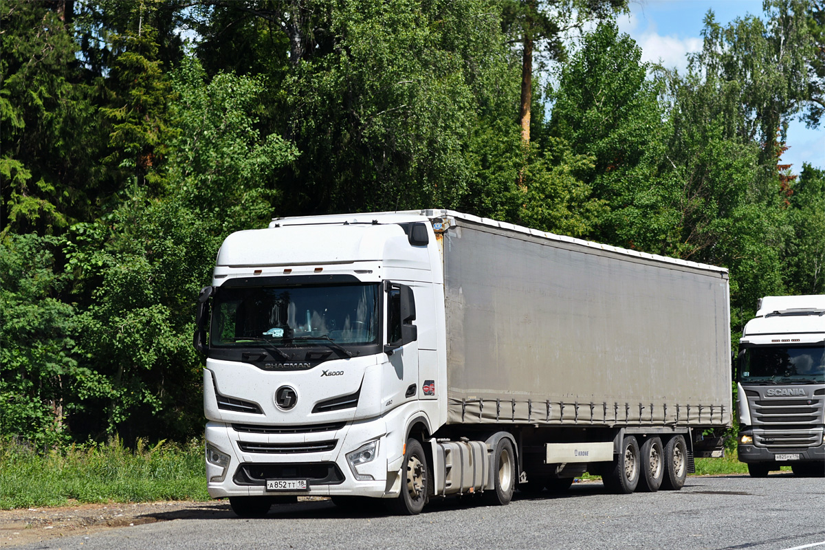 Удмуртия, № А 852 ТТ 18 — Shaanxi Shacman X6000 SX4188