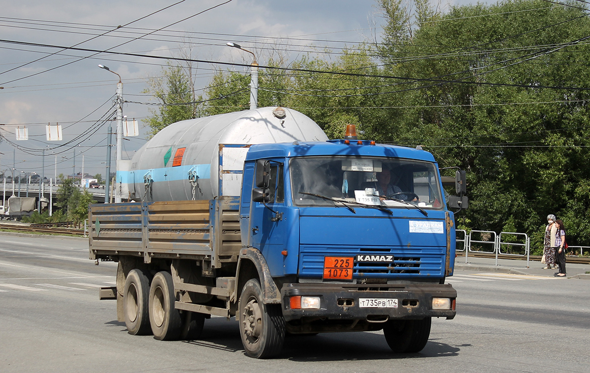 Челябинская область, № Т 735 РВ 174 — КамАЗ-53215-15 [53215R]