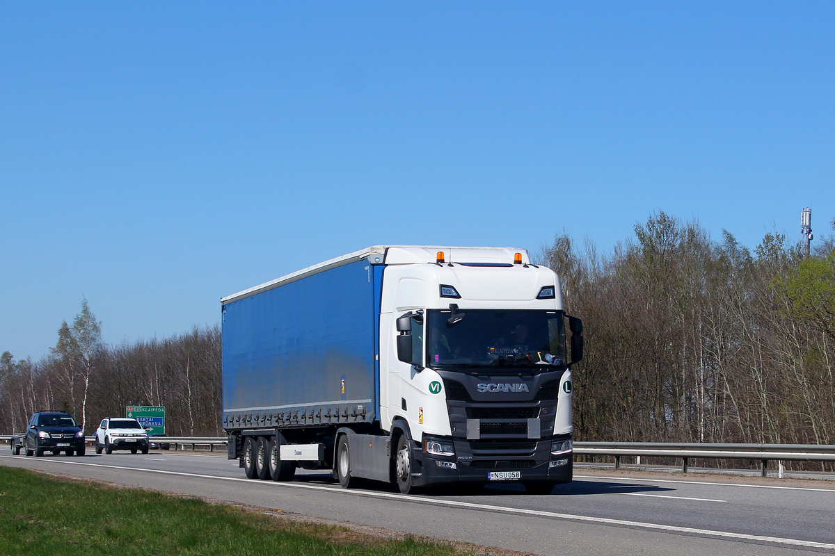 Литва, № NSU 058 — Scania ('2016) R-Series (общ. м)