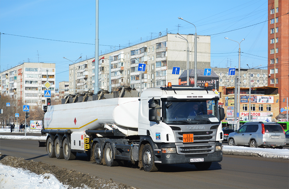 Тюменская область, № В 904 ОН 72 — Scania ('2011) P440