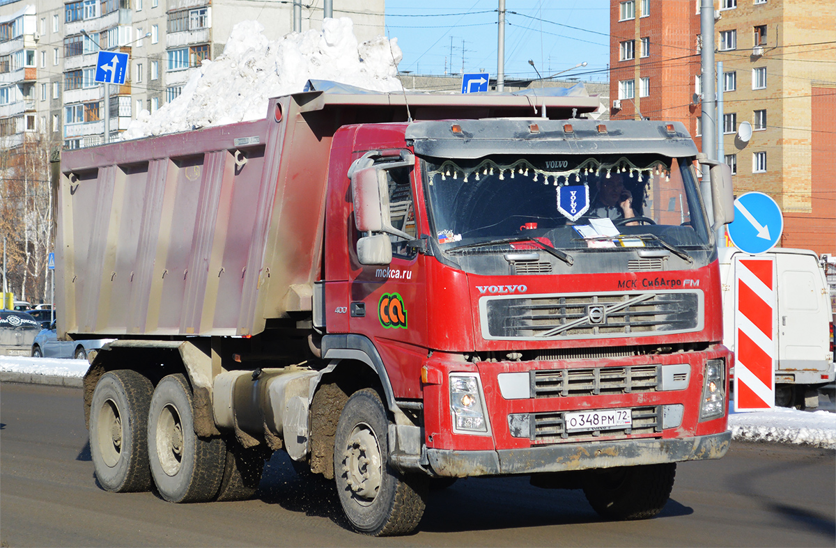 Тюменская область, № О 348 РМ 72 — Volvo ('2002) FM12.400