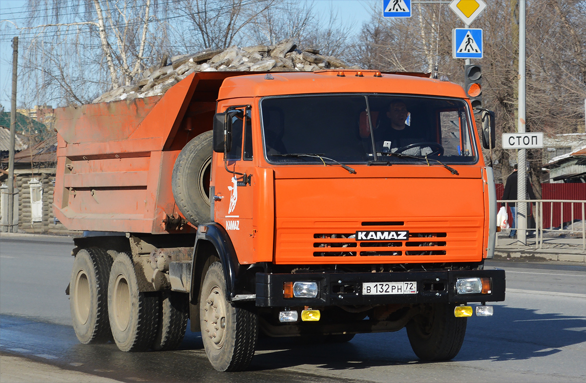 Тюменская область, № В 132 РН 72 — КамАЗ-55111-02 [55111C]