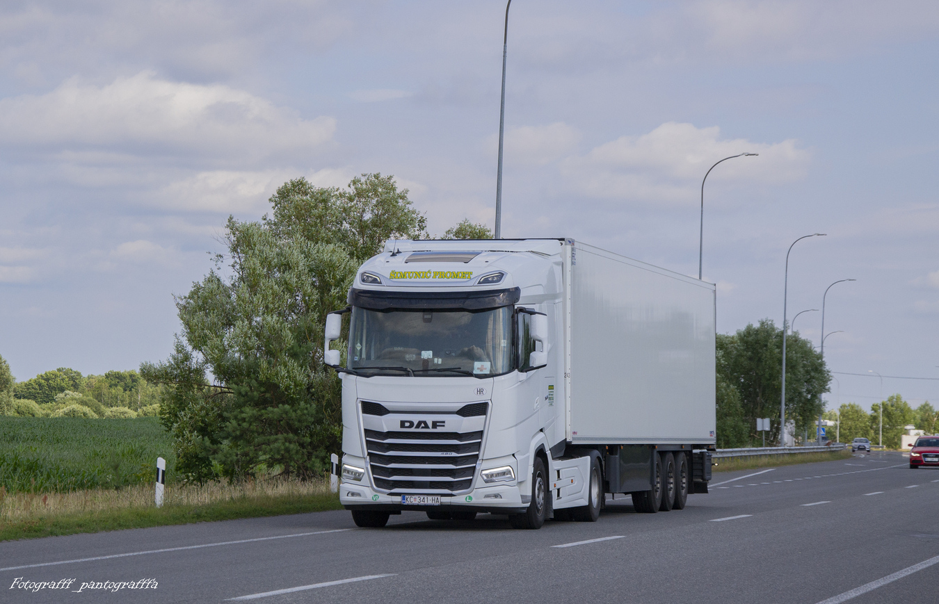 Хорватия, № KC 341-HA — DAF ('2021) XG FT