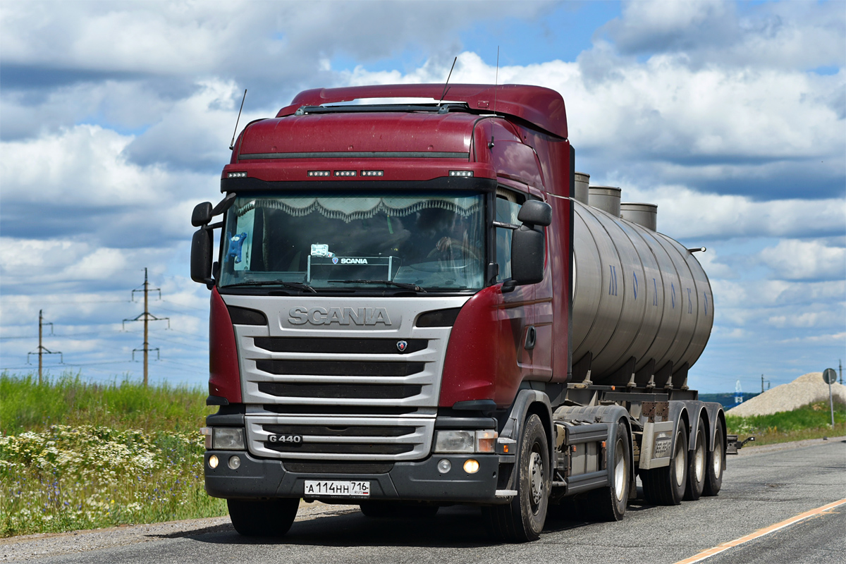 Татарстан, № А 114 НН 716 — Scania ('2013) G440