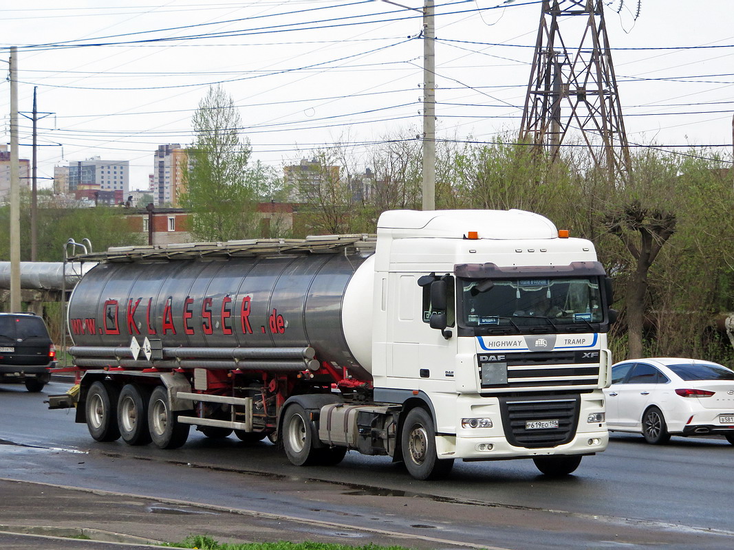Санкт-Петербург, № Р 619 ЕО 198 — DAF XF105 FT