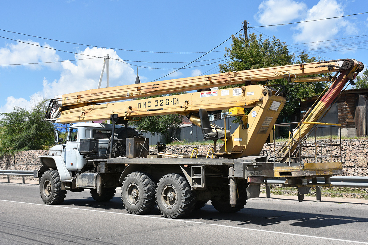 Бурятия, № В 843 КК 03 — Урал-4320