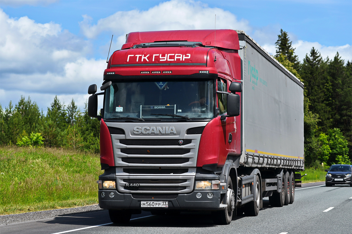 Владимирская область, № М 560 РР 33 — Scania ('2013) R440