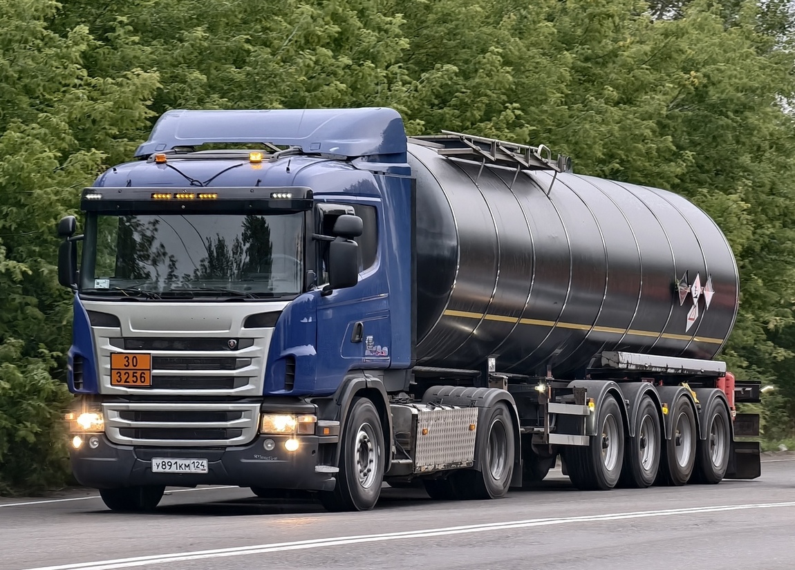 Красноярский край, № У 891 КМ 124 — Scania ('2009) G400