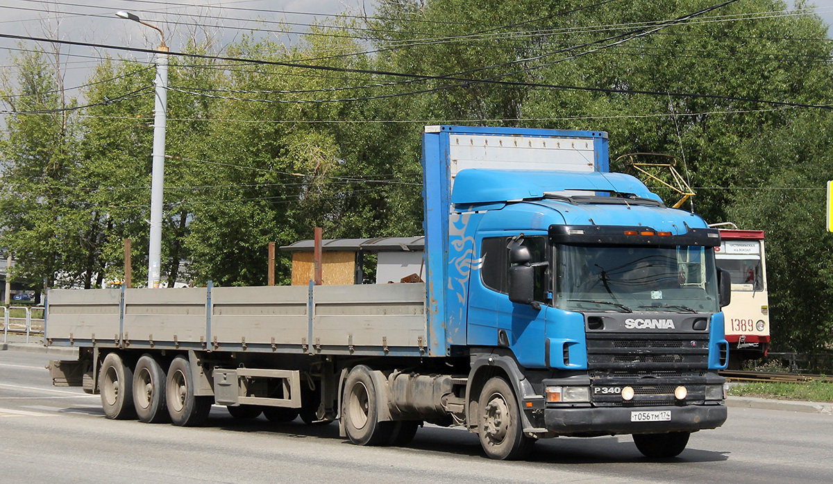 Челябинская область, № Т 056 ТМ 174 — Scania ('1996) P340