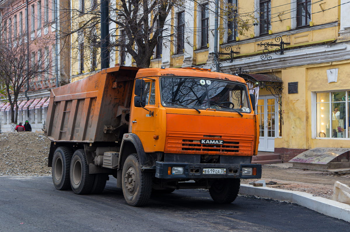 Вологодская область, № В  619 ОА 35 — КамАЗ-65115 [651150]