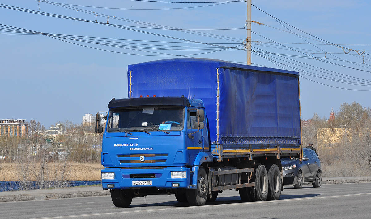 Омская область, № У 259 ОА 55 — КамАЗ-65117-A5(48)