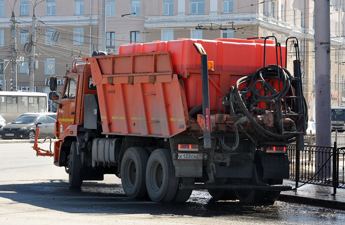 Омская область, № Х 133 СК 55 — КамАЗ-65115-50