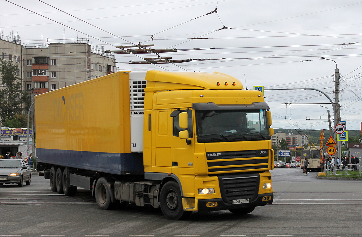 Челябинская область, № М 446 ОУ 174 — DAF XF105 FT