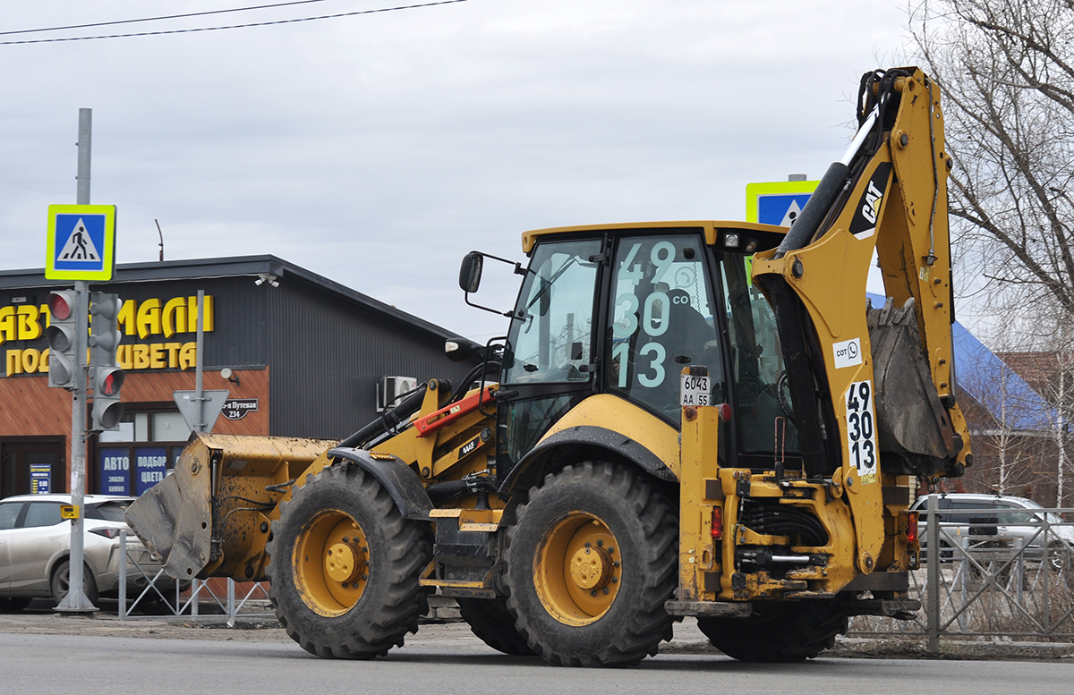Омская область, № 6043 АА 55 — Caterpillar 444