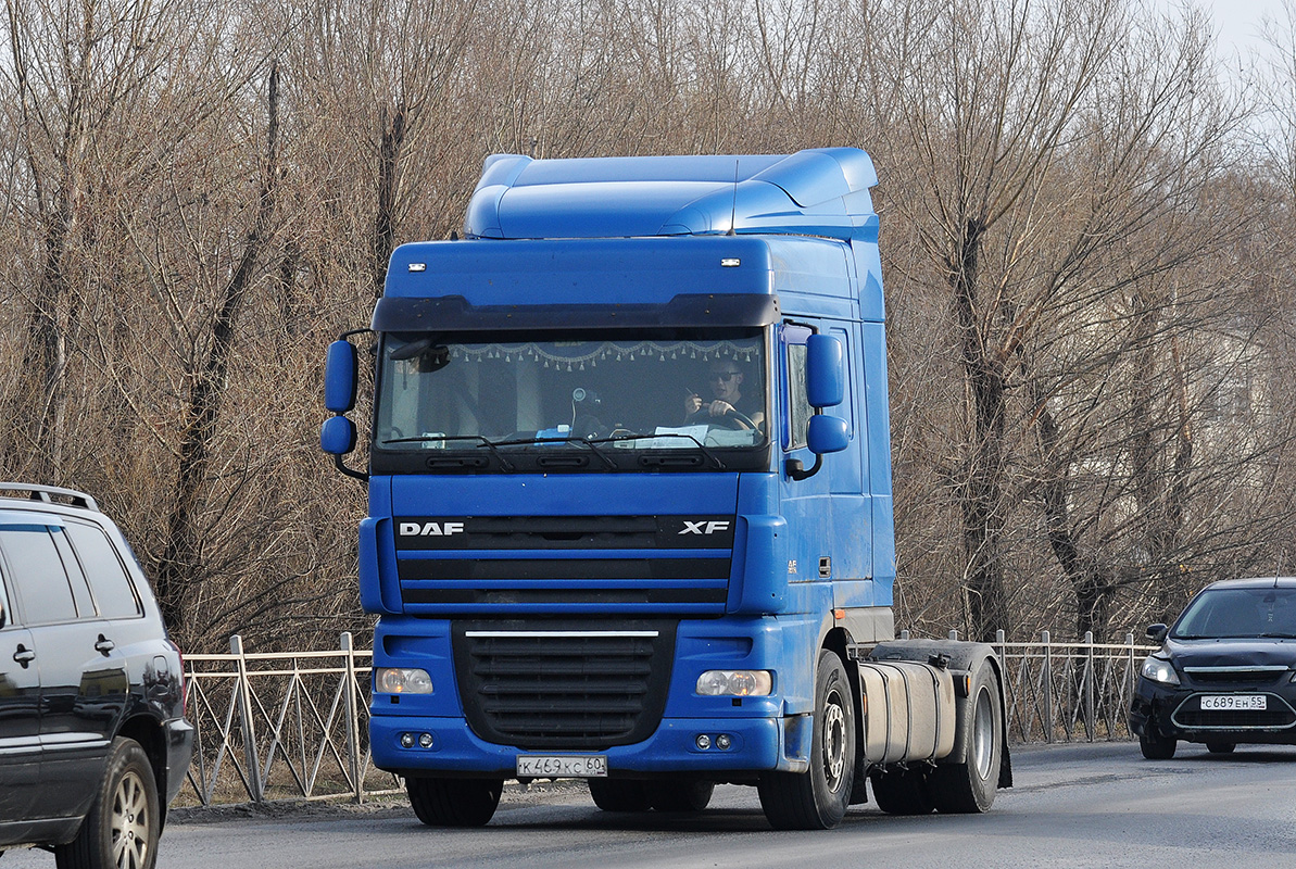 Псковская область, № К 469 КС 60 — DAF XF105 FT