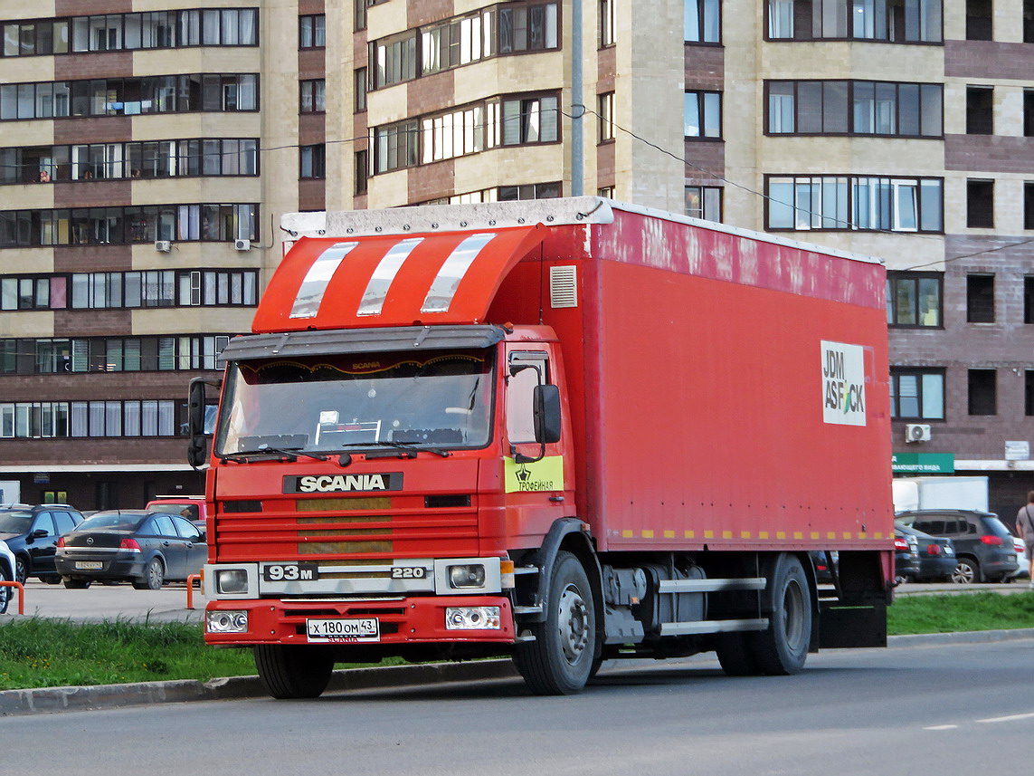 Кировская область, № Х 180 ОМ 43 — Scania (II) P93M