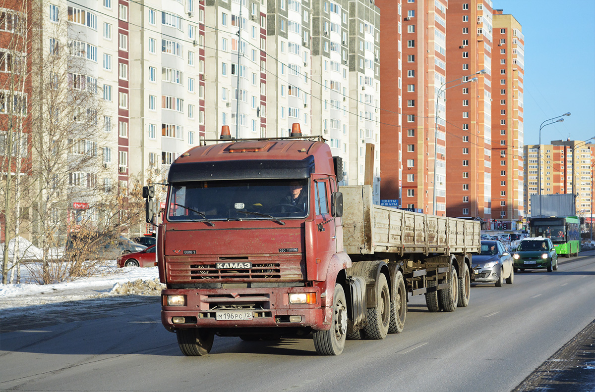 Тюменская область, № М 196 РС 72 — КамАЗ-6460 [646000]