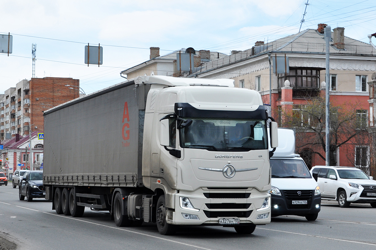 Омская область, № А 327 ВН 155 — Dongfeng GX DFH4180