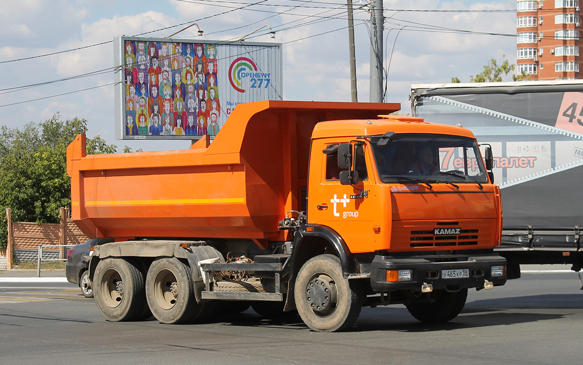 Оренбургская область, № У 465 КР 56 — КамАЗ-65115-62