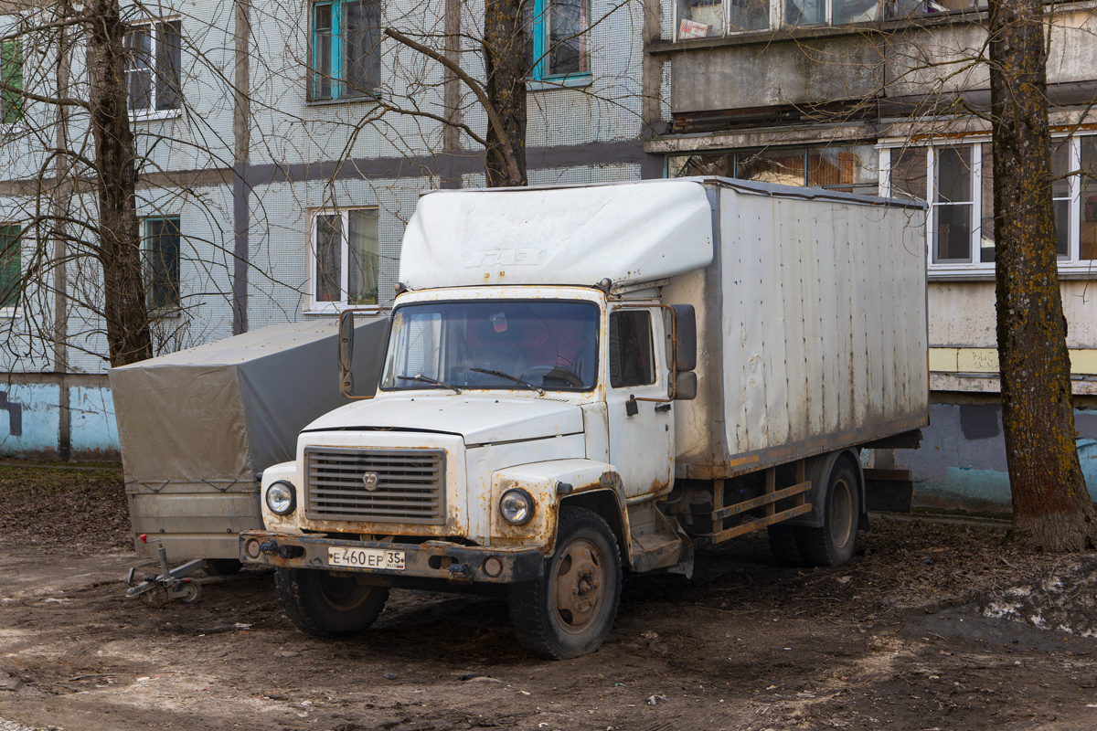 Вологодская область, № Е 460 ЕР 35 — ГАЗ-3309